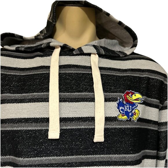 Men's Colosseum Kansas Jayhawks Rasta Pullover Hoodie Large New - Picture 8 of 12